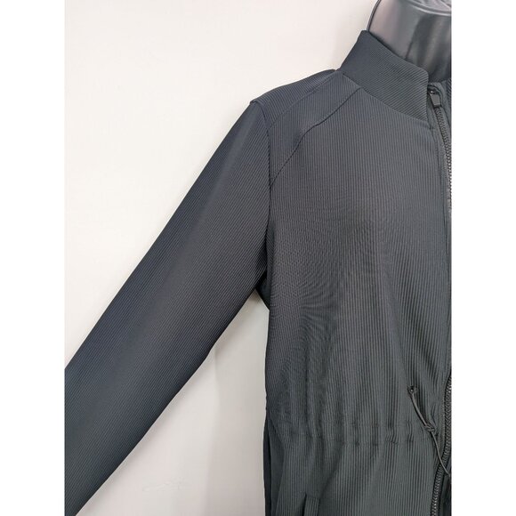 Hurley Zip Up Drawstring Performance Jacket Women Size XL Athleisure Minimalist - Picture 5 of 10